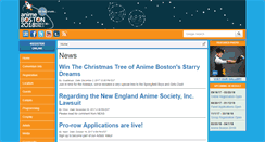 Desktop Screenshot of animeboston.com